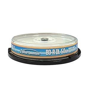 Optical Quantum OQBDRDL06WIPH-10 6X 50 GB BD-R DL White Inkjet ...