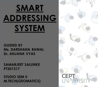 Smarth Addressing System,GIS for Governance | CEPT - Portfolio