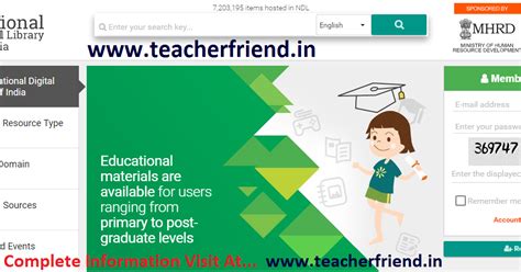 National Digital Library (NDL) pilot project to develop improve ...