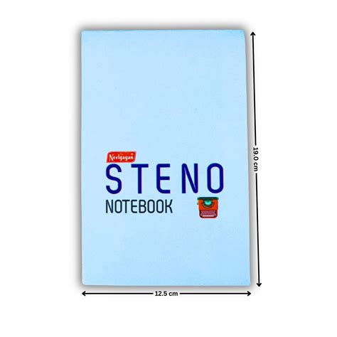 Steno Notebook, 12.5cm x 19.0cm (Soft cover) (Shorthand) – Neelgagan