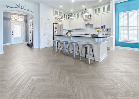 Coreluxe xd 6mm w pad citadel gray oak rigid vinyl plank flooring 5 in ...