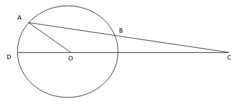 [Video] In the figure below, AB is the chord of a circle with center O ...