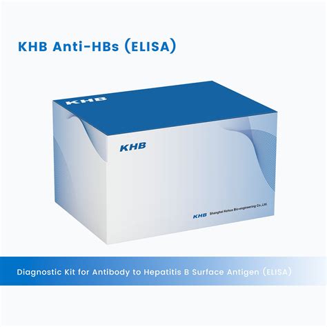 KHB Diagnostic Kit for Antibody to Hepatitis B Surface Antigen (ELISA ...