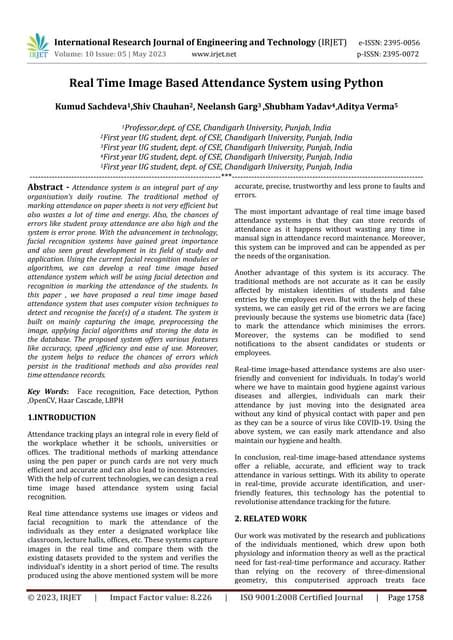 Image result for Attendance System Using Python