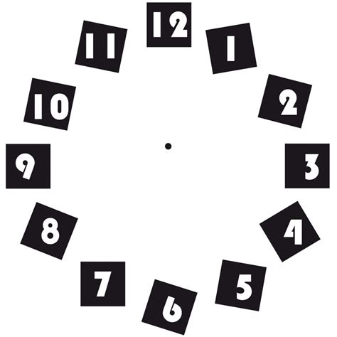 Digits Wall sticker + Clock | wall-art.com