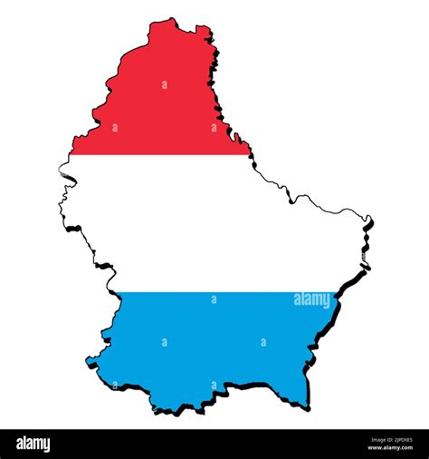 Luxembourg Country Map