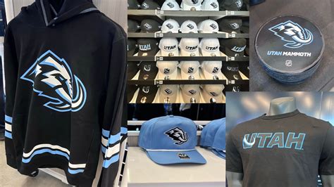 PHOTOS: First look at official Utah Mammoth merchandise for fans