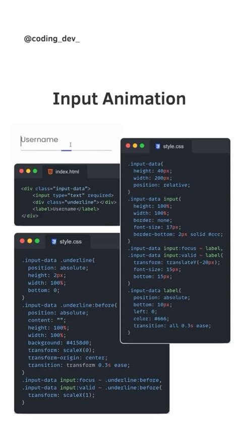 Text Input Animation JavaScript 的图像结果