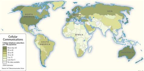 Cellular Network World Map 的图像结果