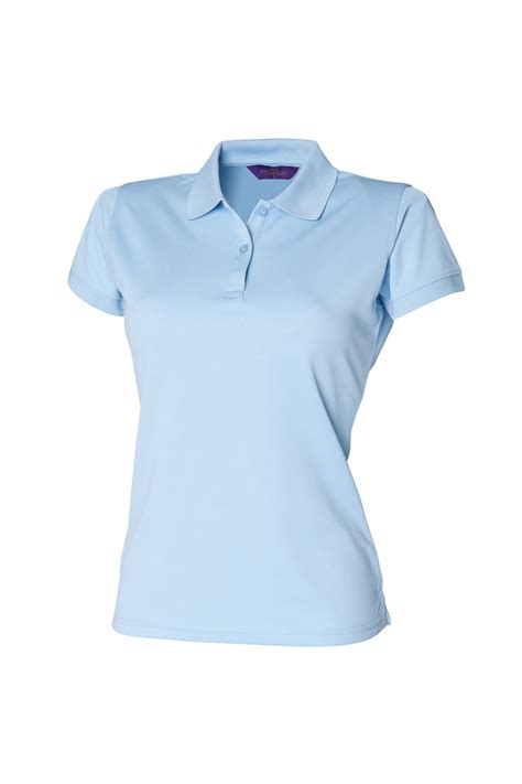 - Womens Cool Plus® wicking polo shirt. - Micro pique. - Fitted shape ...