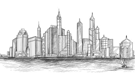 City Skyline Sketches
