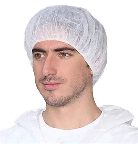 "Designice Qian sou Disposable Bouffant Caps, 21"" Hair Nets for Food ...