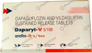 Daparyl V 5/100mg Strip Of 10 Tablets: Uses, Side Effects, Price ...