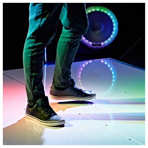 2m x 2m Portable Dance Floor by Gear4music, White Finish at Gear4music