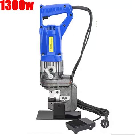 Buy 1300W Portable Electric Hydraulic Punching Machine Angle Steel ...