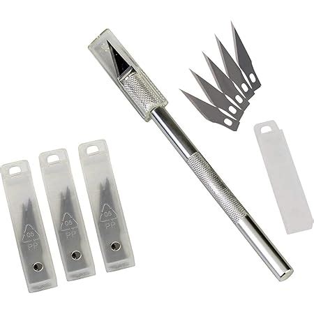 Qatalitic Knife Replacement Interchangeable Blades - Pack of 25 ...