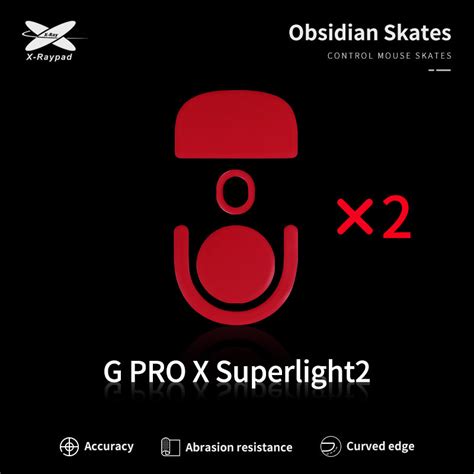 Xraypad Obsidian Skates For G Pro X Superlight 2 – GenesisPC