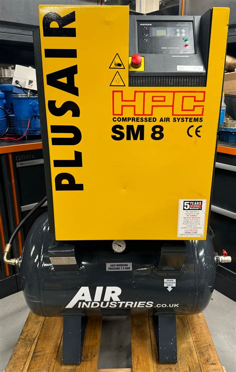 Kaeser / HPC SM8 Receiver Mounted Rotary Screw Compressor (29CFM) – Air Industries