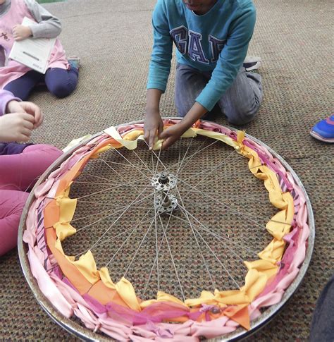 Re-Purposing this old bicycle wheel and making it beautiful. | Reggio ...