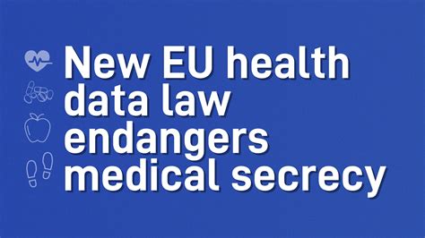 New EU health data law endangers medical secrecy - European Digital ...