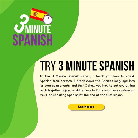 Building Structures in Spanish | 3 Minute Languages