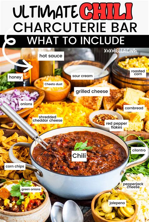 Ultimate Chili Bar: Create Your Perfect Chili Bowl with Custom Toppings!