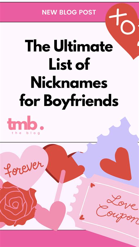 List of cute, adorable Nicknames for Boyfriends | Nicknames for boyfriends, Pet names for ...