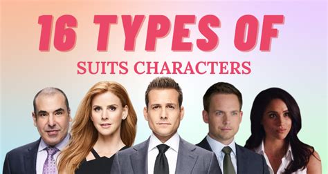 16 Personality Types of Suits Characters | So Syncd