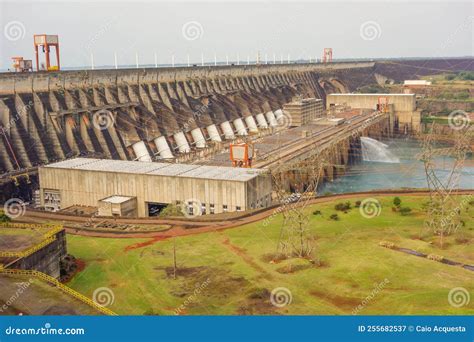 Foz Do Iguacu, Brazil: Itaipu Hydroelectric Power Plant Dam and ...