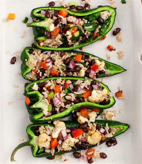 Stuffed Poblano Peppers Recipe - Love and Lemons