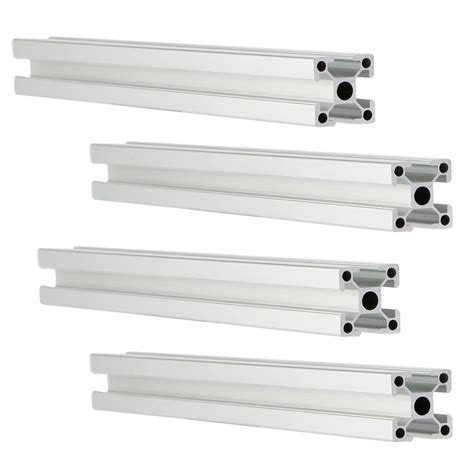 Aoje-Link Black Aluminum Extrusion Profile with Four Holes - India | Ubuy