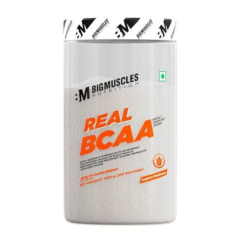 Bigmuscles Nutrition Real BCAA with Electrolytes [90 Servings, Tropical ...