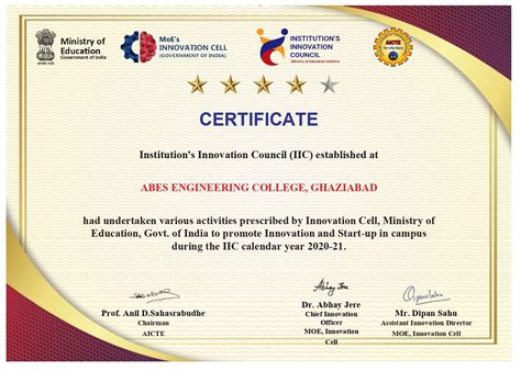 Instituional Achievements | ABESEC stands in the rank band of 201-250 ...