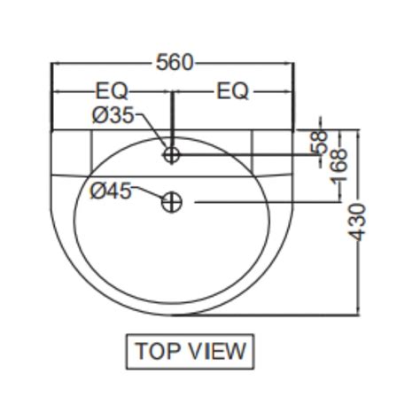 Jaquar - Wall Mounted Oval White Wash Basin - Continental - CNS WHT 811 ...