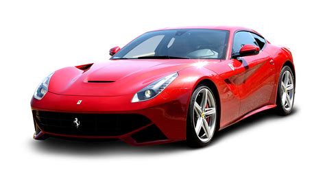 Red Ferrari PNG Image with Transparent Background