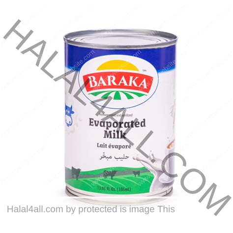 BARAKA Evaporated Milk 13 fl. oz • Halal Meat & Grocery By Halal 4 ALL