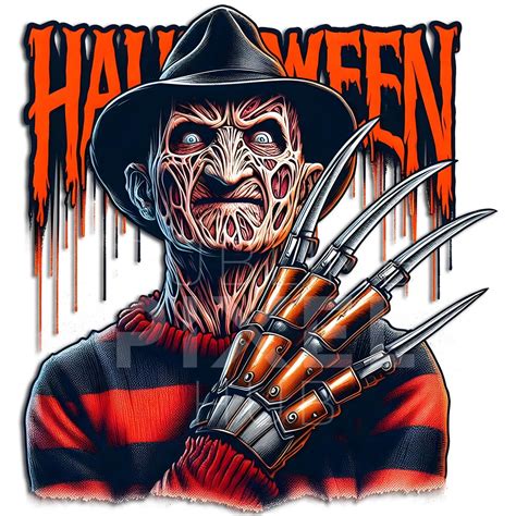Freddy Krueger V1 Png, Png Files, Clipart, Halloween, Elm Street ...