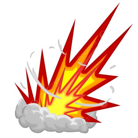 붉은 폭발 일러스트 효과, 빨간, 폭발, 폭파 PNG 일러스트 및 PSD 이미지 무료 다운로드 - Pngtree