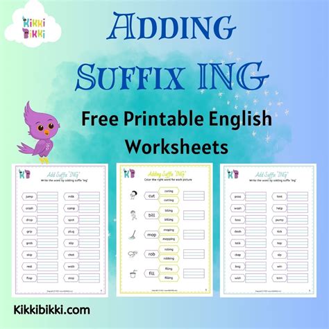 "Building Phonics Skills: Adding Suffix 'ing' Word Writing"