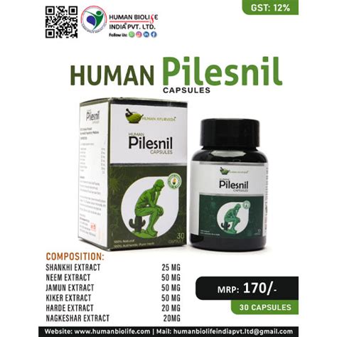 HUMAN PILESNIL Capsules Human Biolife India Pvt. Ltd.