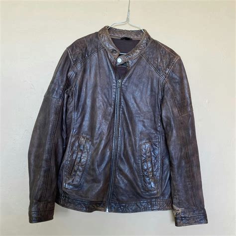Overland Vintage Americana Designer - Overland Brown Leather Jacket ...