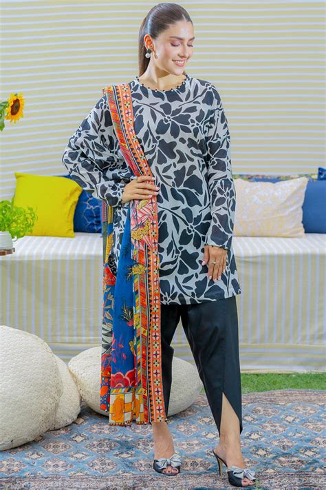 Unstitched '25 Vol II - Abstract 3 Piece – Nainpreet - The Collective