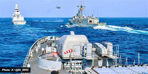 Indian Navy, EU NAVFOR conduct naval exercise in Indian Ocean ...