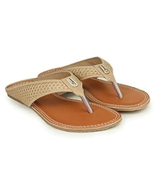Buy Shezone Beautiful Beige color synthetic material flats for womens ...