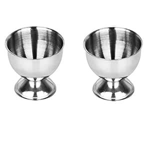 Buy LETOOR Stainless Steel Soft Boiled Egg Cups Holder Stand Dishwasher ...