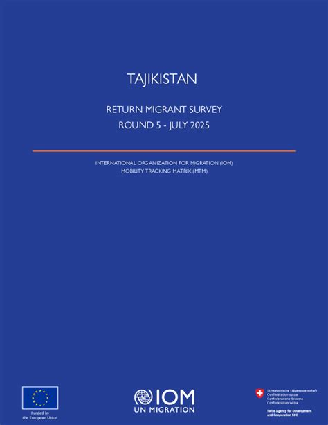 Tajikistan | Displacement Tracking Matrix