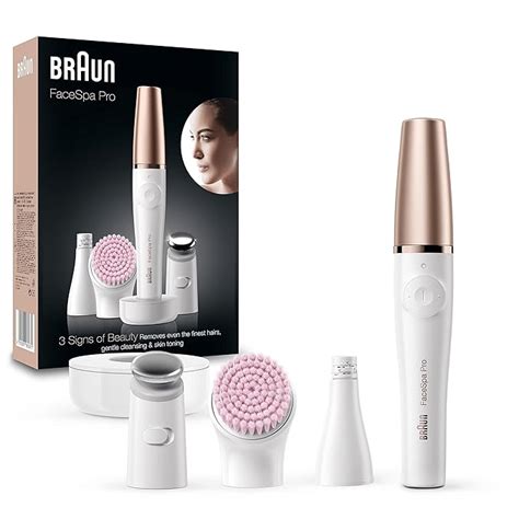 Braun FaceSpa Pro 912 Epilator 3-in-1 Facial Epilating Cleansing and ...