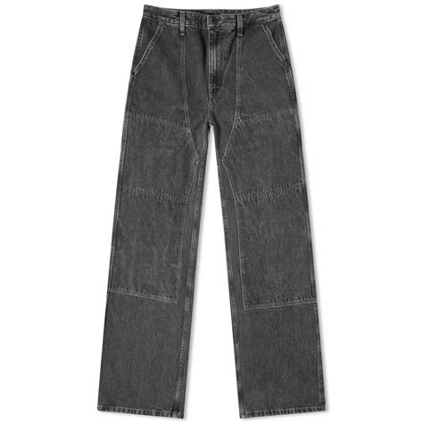 Helmut Lang Women's Carpenter Pants in Charcoal Helmut Lang