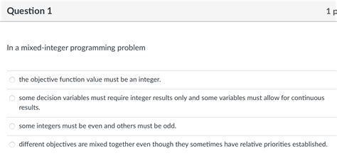Image result for All Integer vs Mixed Integer Programming