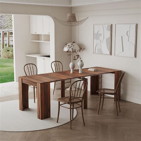 Elegant Dining Table Extendable Console for Modern Living Spaces